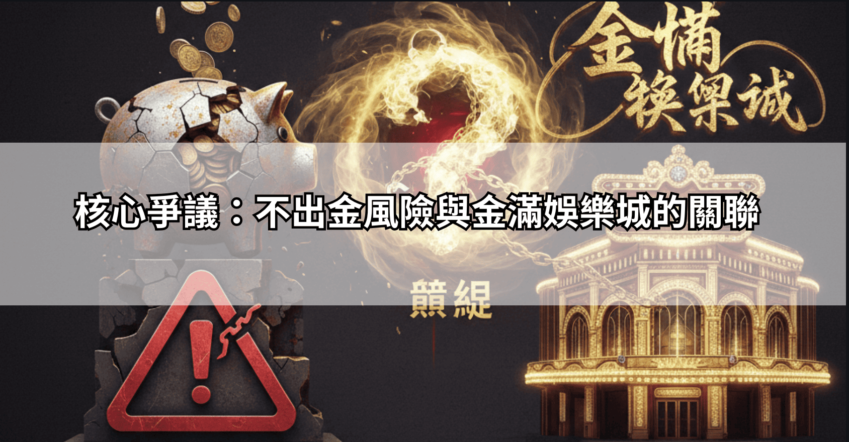 核心爭議：不出金風險與金滿娛樂城的關聯